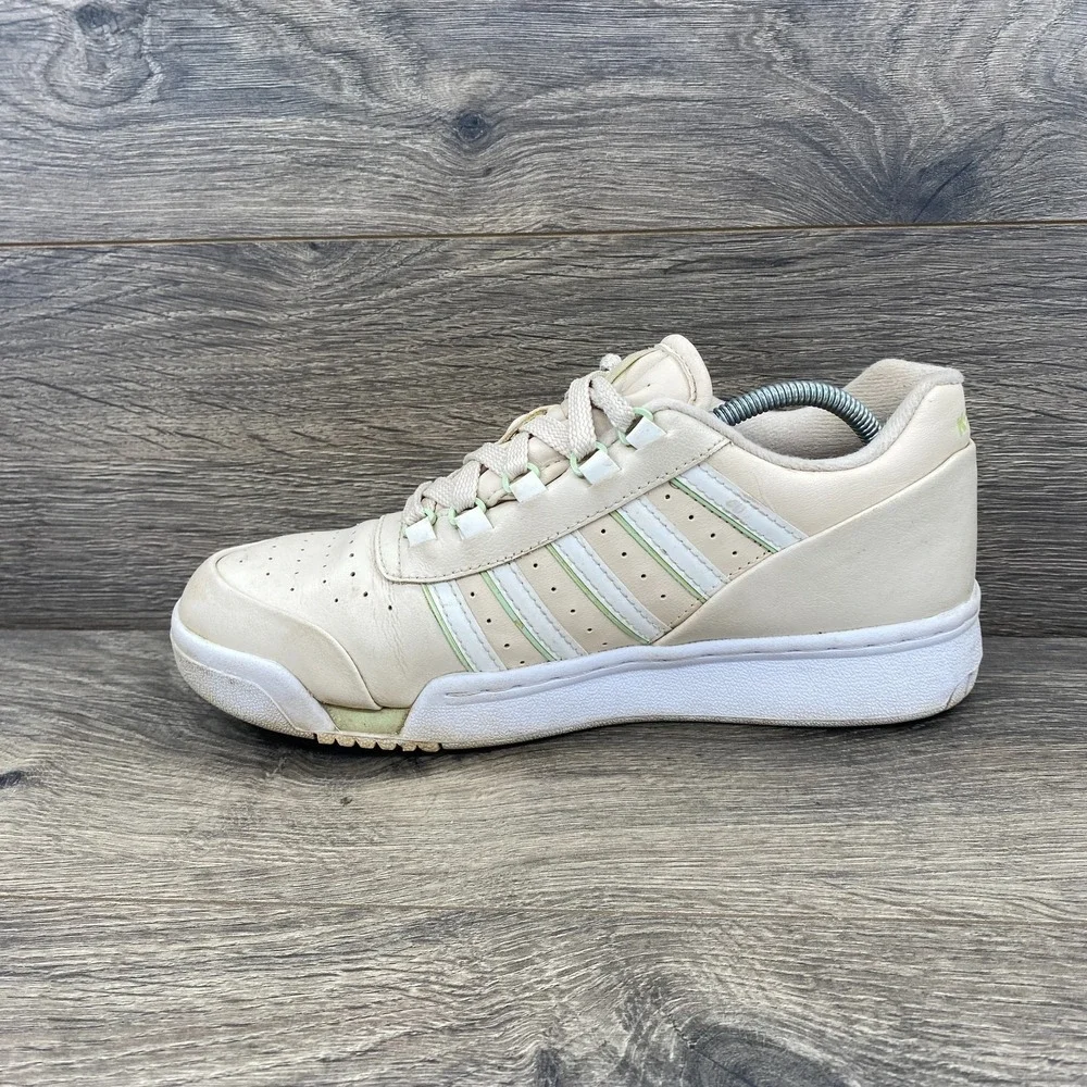 K-Swiss Gstaad Low Top Leather Tennis Sneakers Shoes Women's‎ Size 8 Beige White